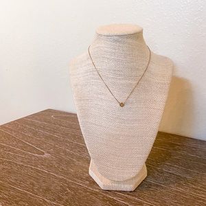 Delicate R Initial Necklace